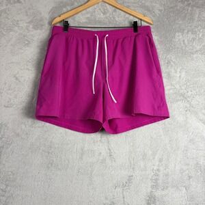 Lululemon Pool Short Lined Mens XL Pink 5 Inch Inseam LM7AWXS Summer Beach